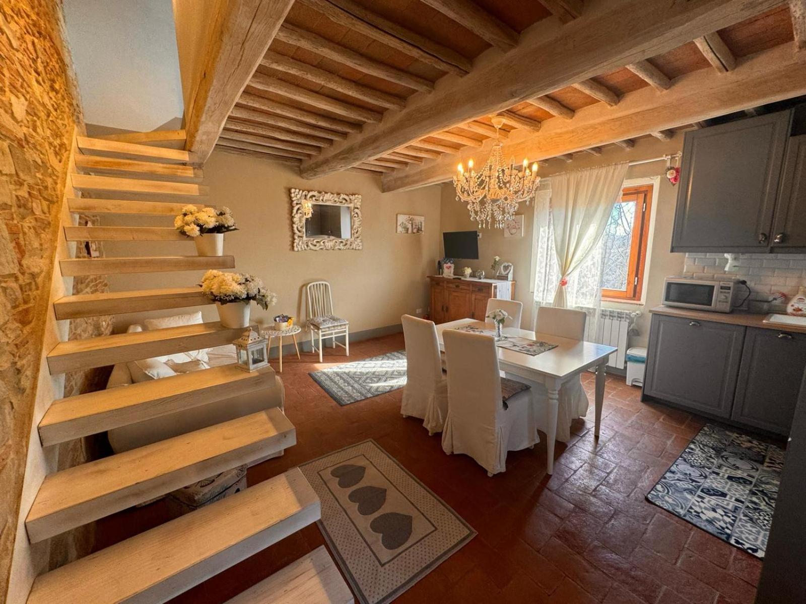 Dolce Cuore Luxe Apartment Chianti Florence Male Romantyczne Mieszkanie San Donato in Poggio ภายนอก รูปภาพ